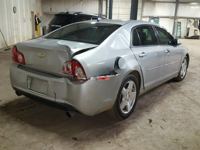 1G1ZJ57758F277846 - 2008 CHEVROLET MALIBU 2LT SILVER photo 4