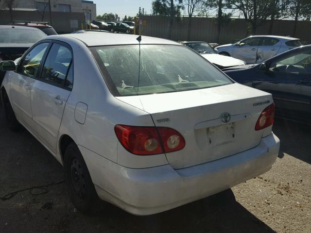 1NXBR30E36Z680582 - 2006 TOYOTA COROLLA CE WHITE photo 3