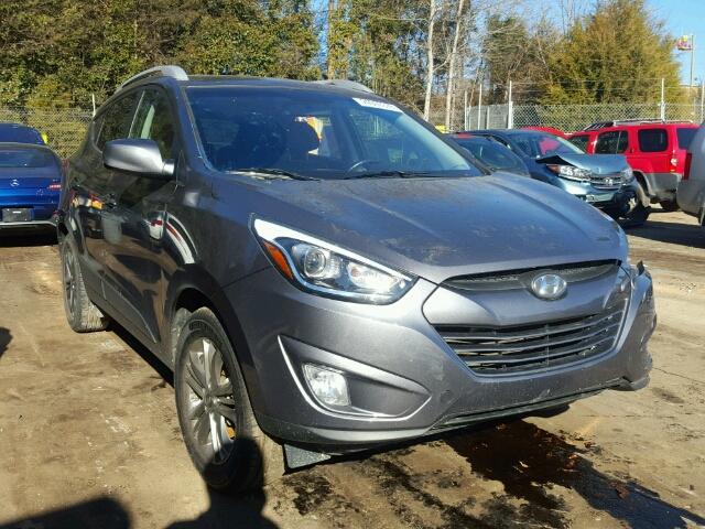 KM8JU3AG6EU800223 - 2014 HYUNDAI TUCSON GLS GRAY photo 1