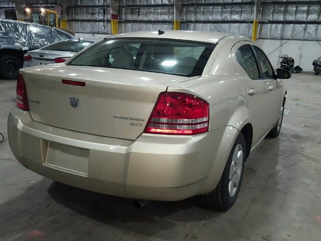 1B3CC4FB4AN237147 - 2010 DODGE AVENGER SX GOLD photo 4