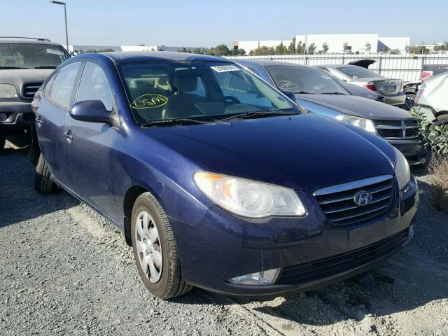 KMHDU46D18U325263 - 2008 HYUNDAI ELANTRA GL BLUE photo 1