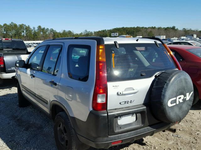 SHSRD68483U104921 - 2003 HONDA CR-V LX SILVER photo 3