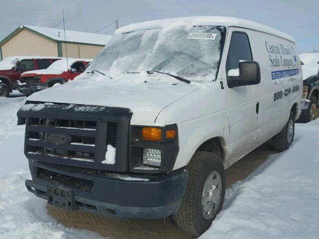 1FTNE2EL1BDA35390 - 2011 FORD ECONOLINE WHITE photo 2