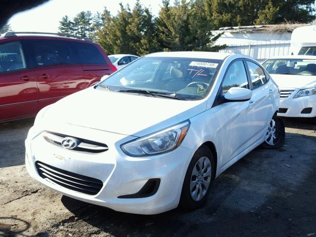 KMHCT4AE7FU804234 - 2015 HYUNDAI ACCENT GLS WHITE photo 2