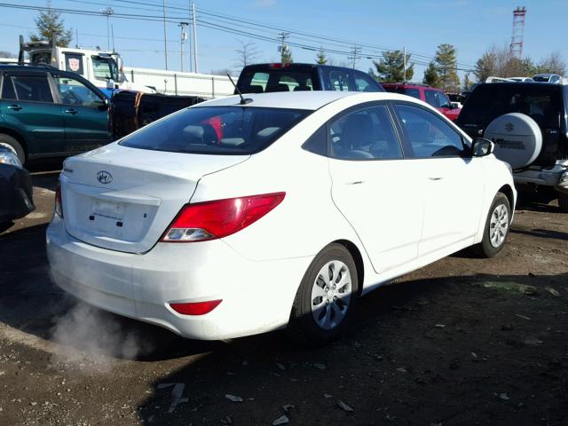 KMHCT4AE7FU804234 - 2015 HYUNDAI ACCENT GLS WHITE photo 4