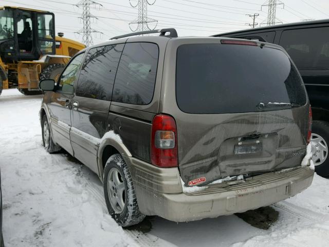 1GMDU03E24D229450 - 2004 PONTIAC MONTANA BROWN photo 3