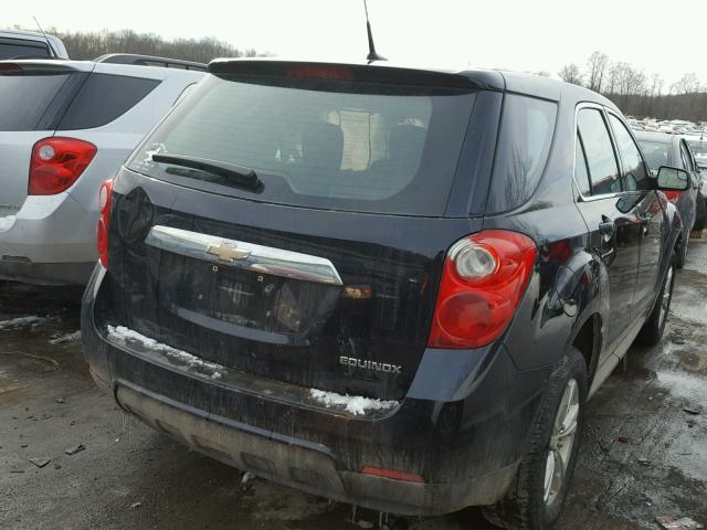 2GNALBEK1C1182177 - 2012 CHEVROLET EQUINOX LS BLACK photo 4