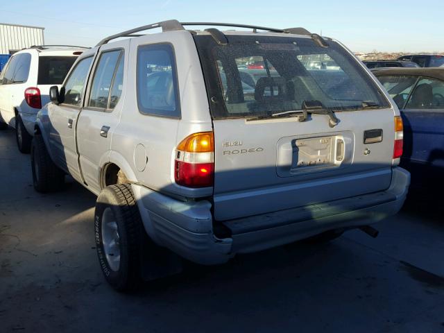 4S2CK58W8W4358837 - 1998 ISUZU RODEO S SILVER photo 3