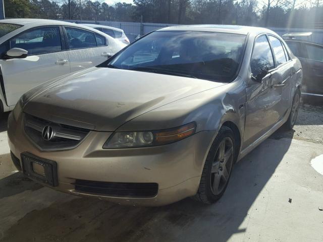 19UUA66254A003732 - 2004 ACURA TL GOLD photo 2