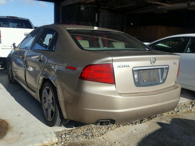 19UUA66254A003732 - 2004 ACURA TL GOLD photo 3