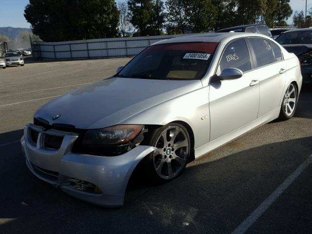 WBAVB73597P101276 - 2007 BMW 335 I SILVER photo 2