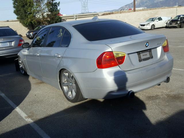 WBAVB73597P101276 - 2007 BMW 335 I SILVER photo 3