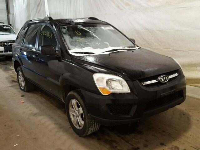 KNDJE723X97640985 - 2009 KIA SPORTAGE L BLACK photo 1