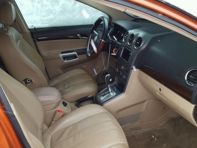 3GSCL53718S525328 - 2008 SATURN VUE XR ORANGE photo 5