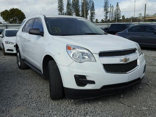 2GNALBEK8C6152600 - 2012 CHEVROLET EQUINOX LS WHITE photo 1