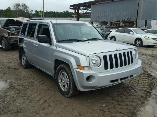 1J4NT2GB3AD531729 - 2010 JEEP PATRIOT SP SILVER photo 1