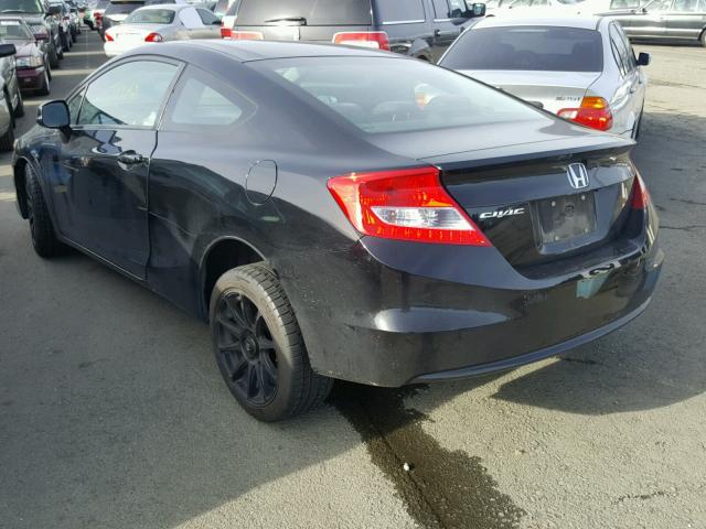 2HGFG3A59DH510593 - 2013 HONDA CIVIC LX BLACK photo 3