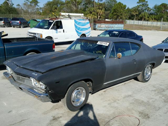 136378A136653 - 1968 CHEVROLET CHEVELLE BLACK photo 2