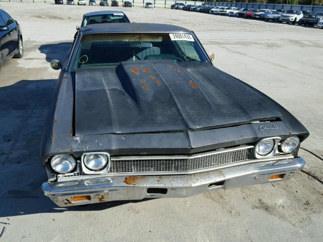 136378A136653 - 1968 CHEVROLET CHEVELLE BLACK photo 9