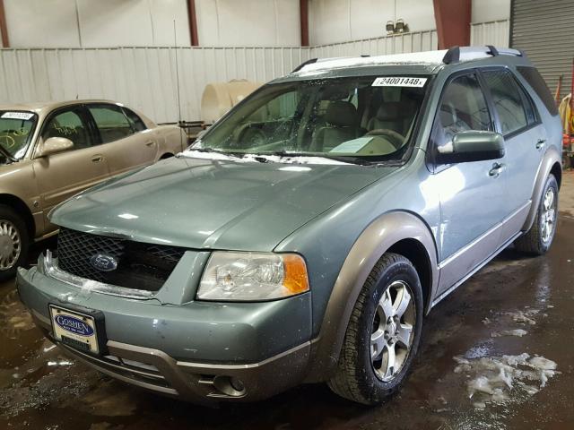 1FMZK05187GA14874 - 2007 FORD FREESTYLE TEAL photo 2