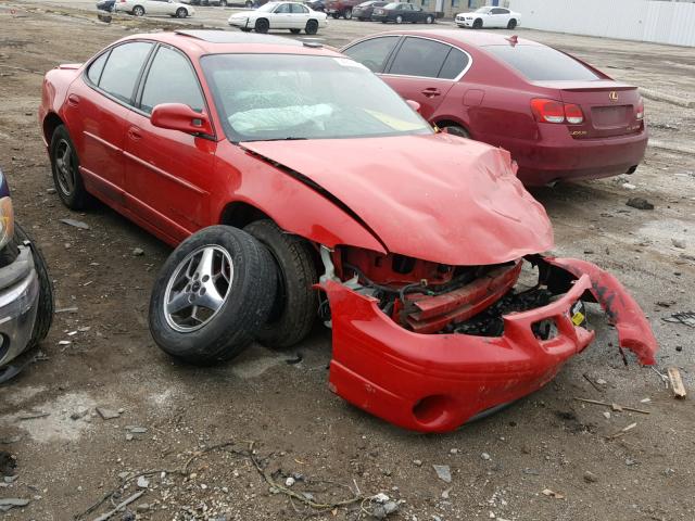 1G2WP52K11F140322 - 2001 PONTIAC GRAND PRIX RED photo 1