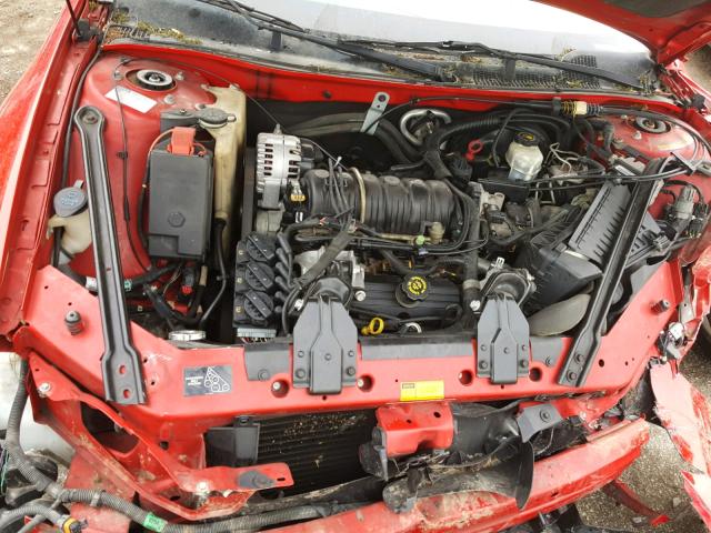 1G2WP52K11F140322 - 2001 PONTIAC GRAND PRIX RED photo 7