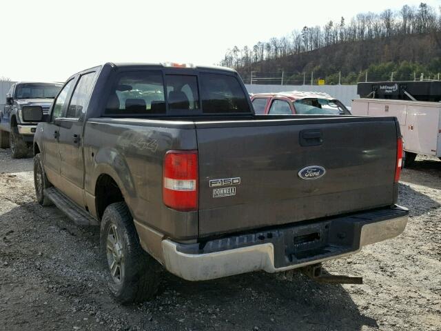 1FTPW14535KE04009 - 2005 FORD F150 SUPER BROWN photo 3