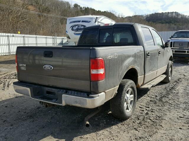 1FTPW14535KE04009 - 2005 FORD F150 SUPER BROWN photo 4