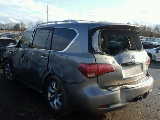 JN8AZ2NF5C9517429 - 2012 INFINITI QX56 GRAY photo 3