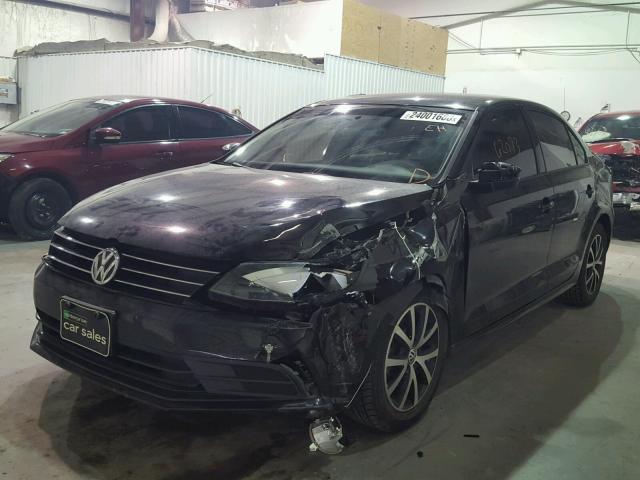 3VWD67AJ9GM235484 - 2016 VOLKSWAGEN JETTA SE BLACK photo 2