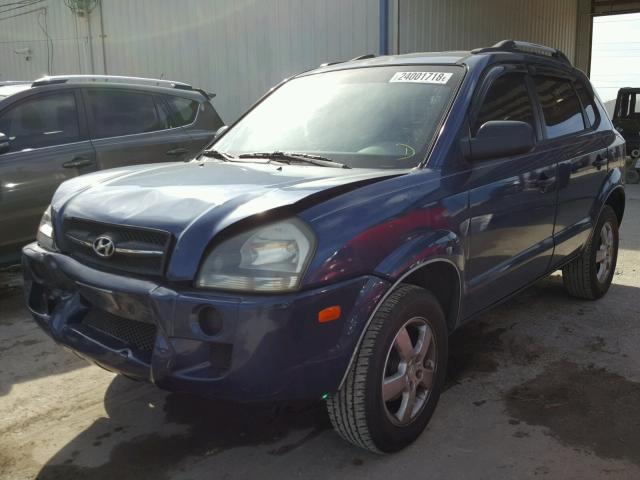 KM8JM12B55U071087 - 2005 HYUNDAI TUCSON GL BLUE photo 2