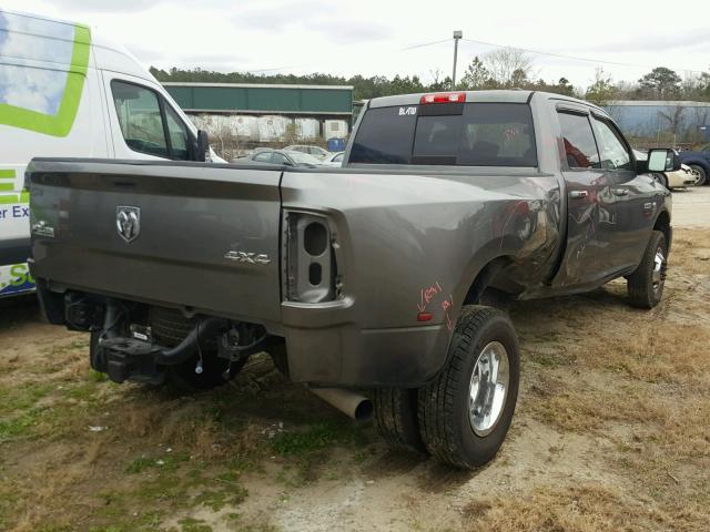 3D73Y4CL4AG143801 - 2010 DODGE RAM 3500 GRAY photo 4