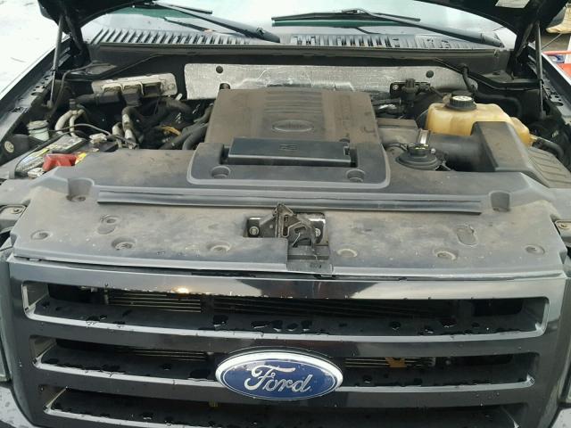 1FMFU20577LA14214 - 2007 FORD EXPEDITION BLACK photo 7