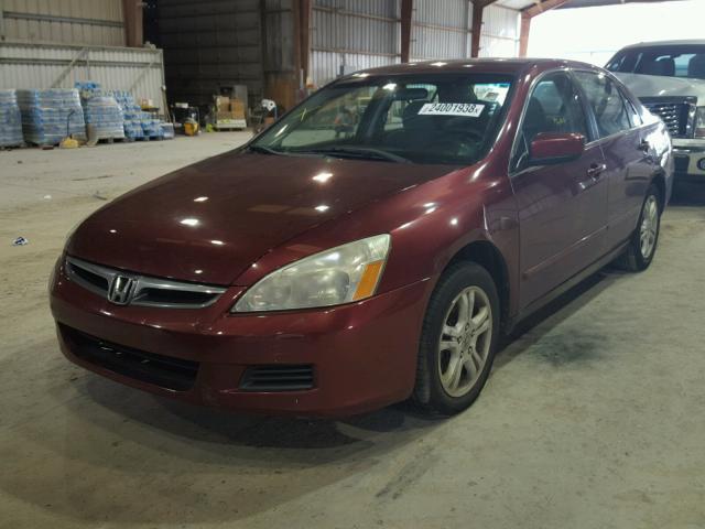 1HGCM56386A142553 - 2006 HONDA ACCORD SE RED photo 2