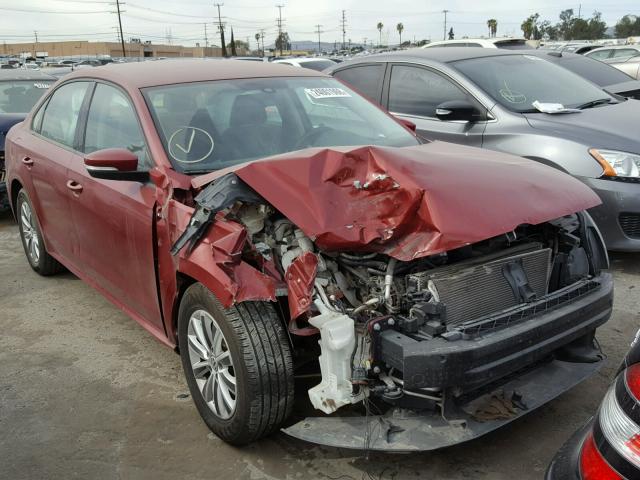 1VWAT7A34FC023296 - 2015 VOLKSWAGEN PASSAT S წითელი ფოტო 1