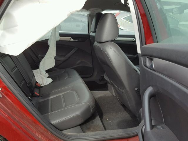 1VWAT7A34FC023296 - 2015 VOLKSWAGEN PASSAT S წითელი ფოტო 6