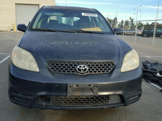 2T1KR32E04C284749 - 2004 TOYOTA COROLLA MA BLACK photo 9