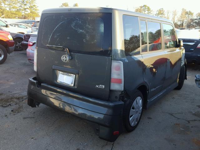 JTLKT324764039191 - 2006 TOYOTA SCION XB GRAY photo 4