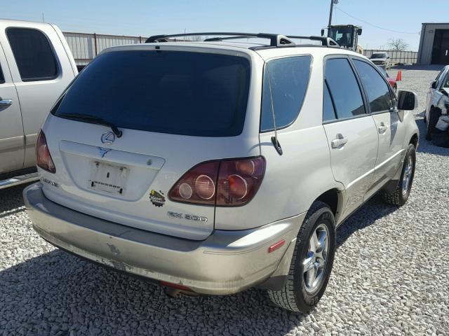 JT6GF10U7Y0057255 - 2000 LEXUS RX 300 SILVER photo 4