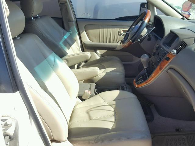 JT6GF10U7Y0057255 - 2000 LEXUS RX 300 SILVER photo 5