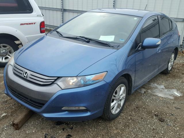 JHMZE2H74AS024506 - 2010 HONDA INSIGHT EX BLUE photo 2