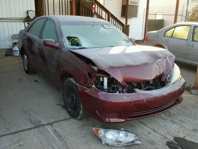 4T1BE32K15U021932 - 2005 TOYOTA CAMRY LE BURGUNDY photo 1
