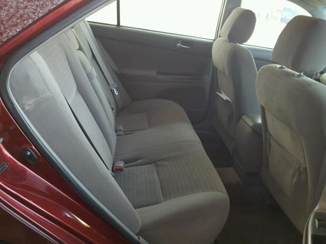 4T1BE32K15U021932 - 2005 TOYOTA CAMRY LE BURGUNDY photo 6