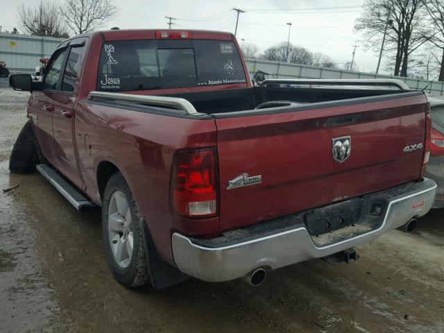 1C6RR7GT8DS608761 - 2013 RAM 1500 SLT RED photo 3