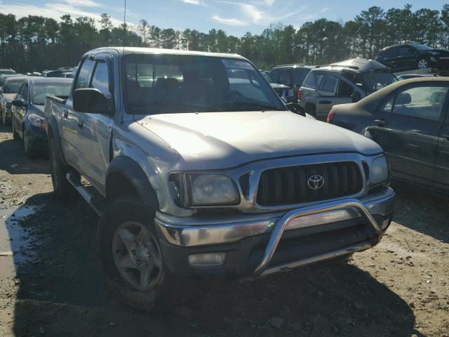 5TEGN92N52Z106265 - 2002 TOYOTA TACOMA DOU SILVER photo 1