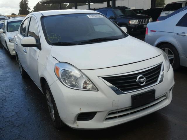 3N1CN7AP3DL881789 - 2013 NISSAN VERSA S WHITE photo 1