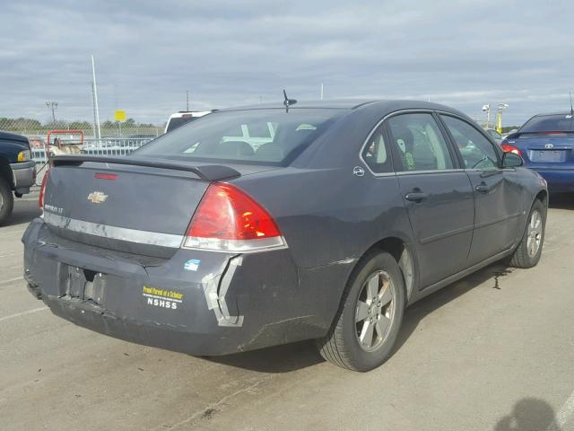 2G1WT58N289175455 - 2008 CHEVROLET IMPALA LT GRAY photo 4