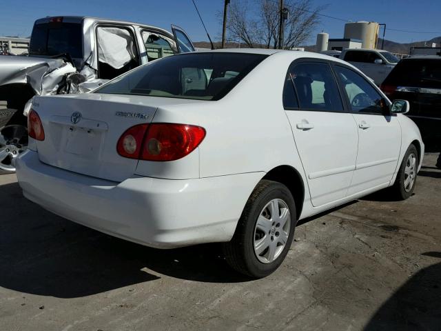 1NXBR32E76Z658646 - 2006 TOYOTA COROLLA CE WHITE photo 4