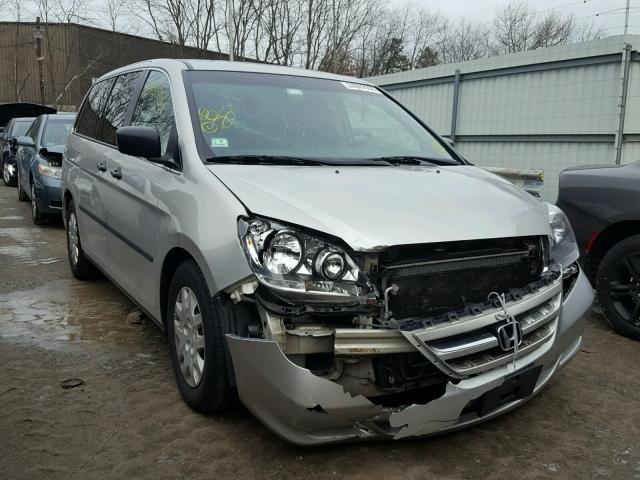 5FNRL38256B096482 - 2006 HONDA ODYSSEY LX SILVER photo 1