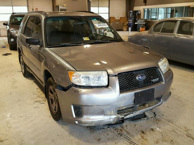 JF1SG63687H744194 - 2007 SUBARU FORESTER 2 SILVER photo 1